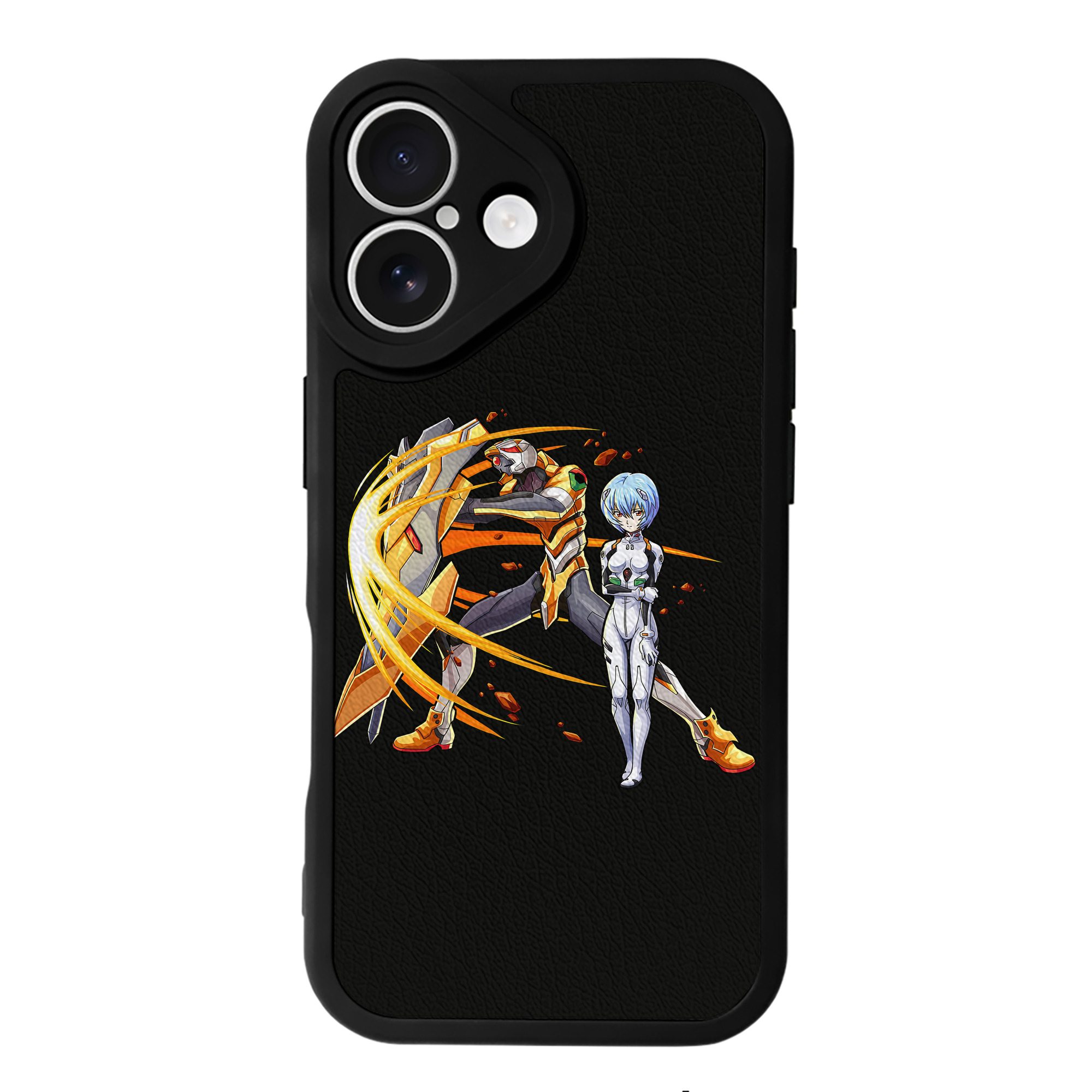 （画像用） EVA 新世紀エヴァンゲリオン 【iPhone 16シリーズ対応】シリコンスマホケース（レザー調） 材質：シリコン